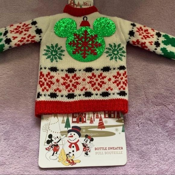 Disney Mickey Christmas Holiday Bottle Sweater - Picture 2 of 4